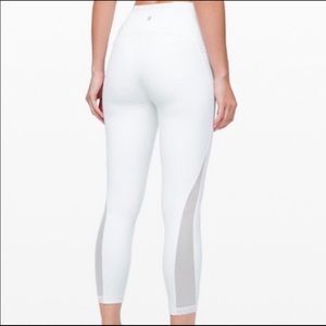 White womens lululemon leggings